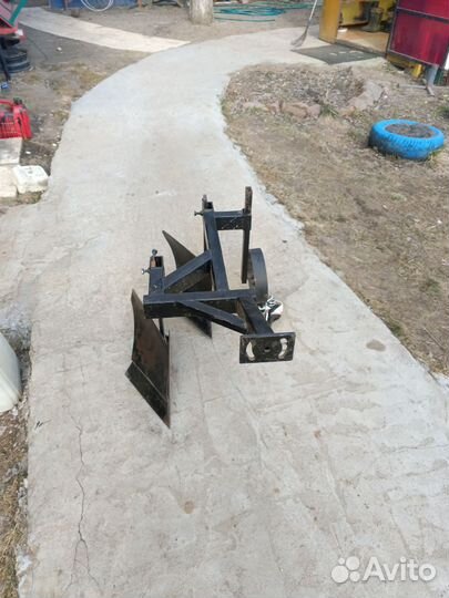 Плуг для минитрактора и мотоблока двух корпусной