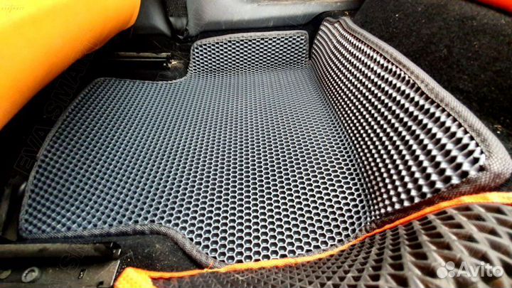 Автоковрики EVA Volkswagen Touareg 1 с бортом Ева