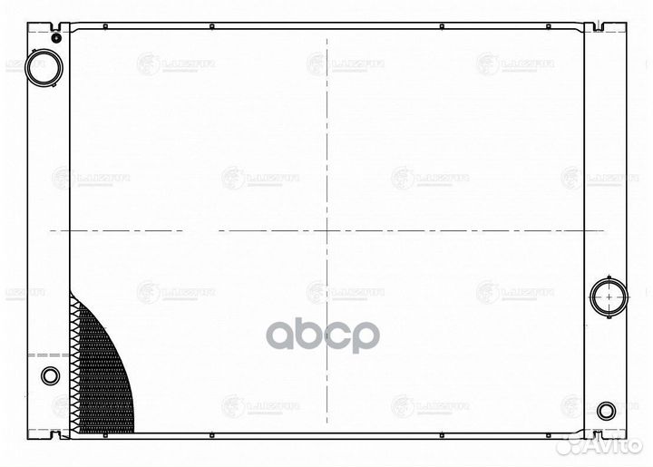 Радиатор системы охлаждения для а/м BMW 5