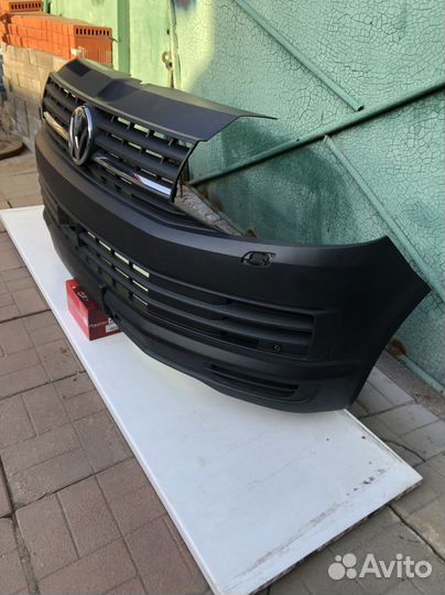 Бампер Передний VW Transporter T6 В Сборе