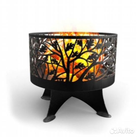 Очаг гриль металлическая 30см