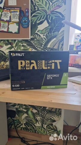 Видеокарта Palit geforce gtx 1660 super gaming pro