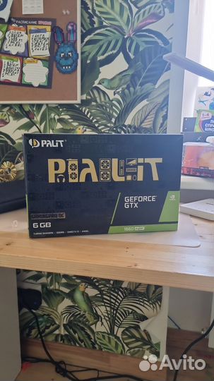 Видеокарта Palit geforce gtx 1660 super gaming pro