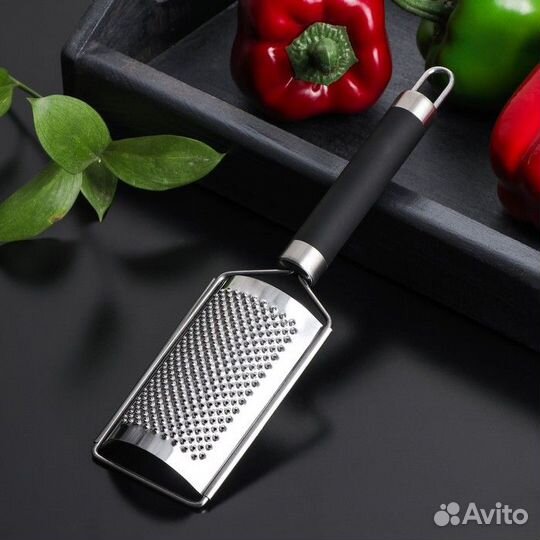 Тёрка Доляна Venus, нержавеющая сталь, цвет чёрный