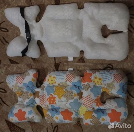 Матрасик-вкладышь коляски/стульчика, чехол ремней