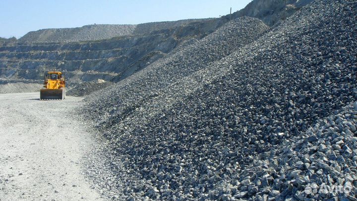 Гравий различных фракций + доставка. От 20 куб. м