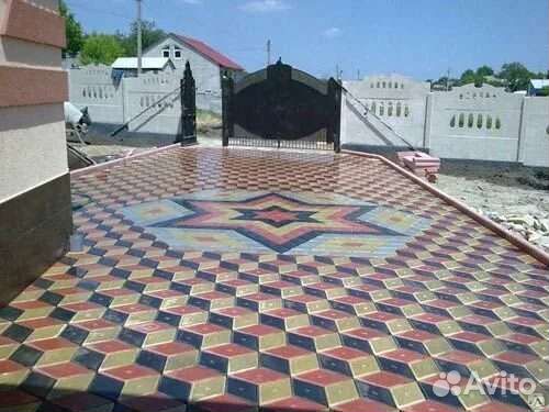 Укладка тротуарной плитки