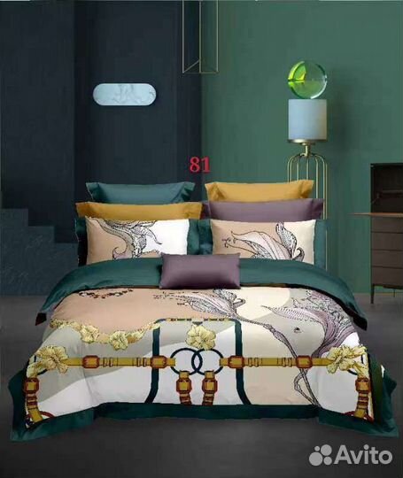 Белье постельное шёлк сатин