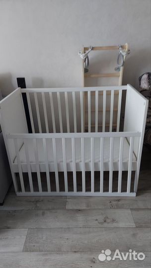 Детская кровать IKEA с матрасом