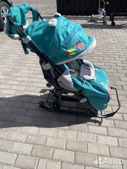 Санки на колесах