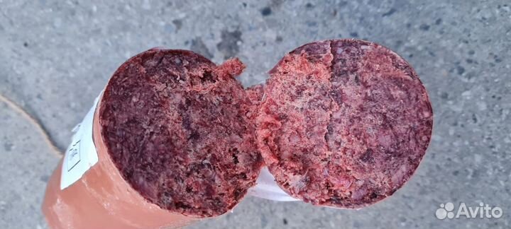 Фарш говяжий, обрезь говяжья для собак в уп