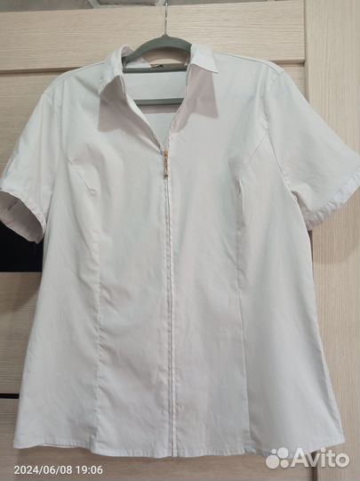 Блузка белая