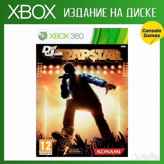 Xbox 360 Def Jam Rapstar Новое