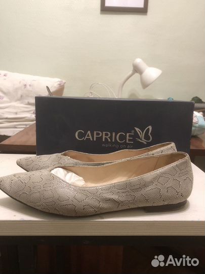 Балетки натуральная кожа 39