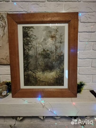 Винтажная акварель Алексеев (1991г)