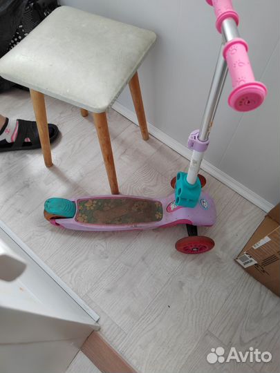 Самокат детский трехколесный бу