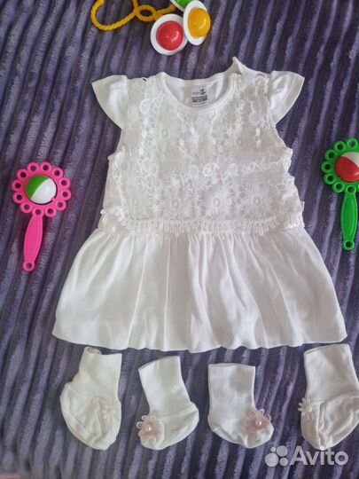 Вещички для девочки 0-3 на лето