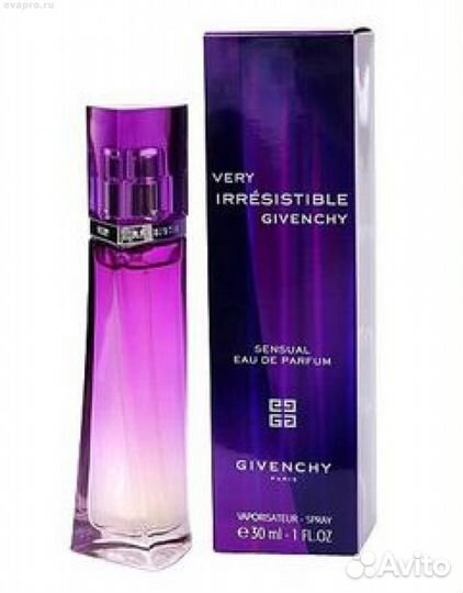 Духи Givenchy Живанши Вери ирисистебл сенсуал