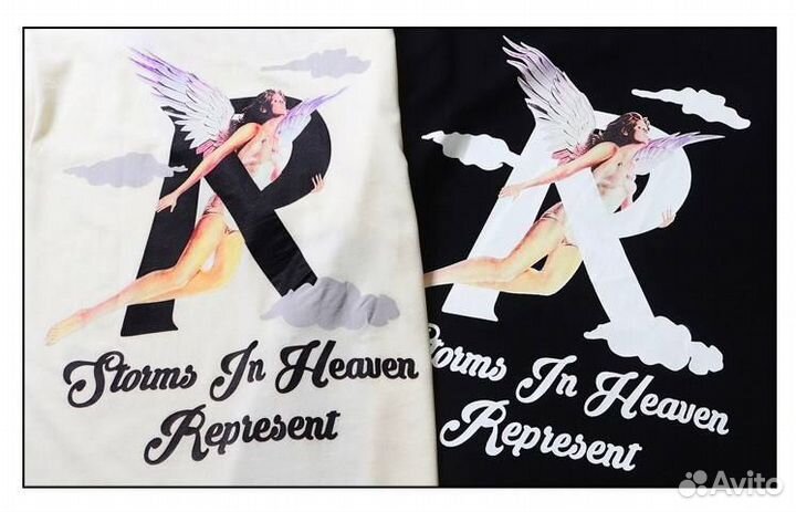 Футболка Represent Cloud Белая