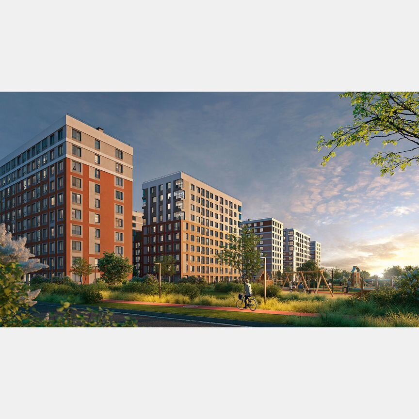 2-к. квартира, 57,4 м², 6/10 эт.