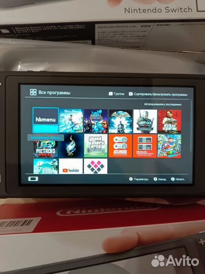 Прошитые Nintendo Switch Lite новые