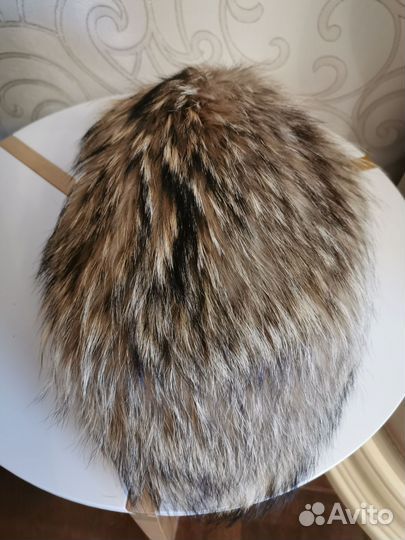 Шапка из енота