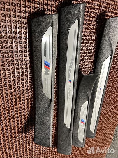 Накладки порогов М X5 F15 X6 F16 накладки M x5