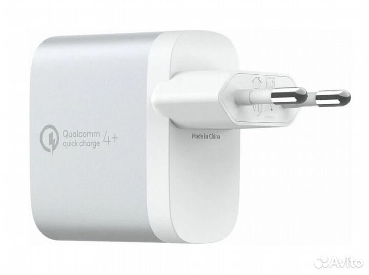 Фирменное зу Belkin 27W QuickCharge 4 USB-C+Type-C