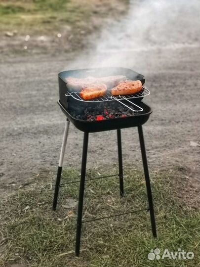 Столик складной мангал барбекю стулья набор аpенда