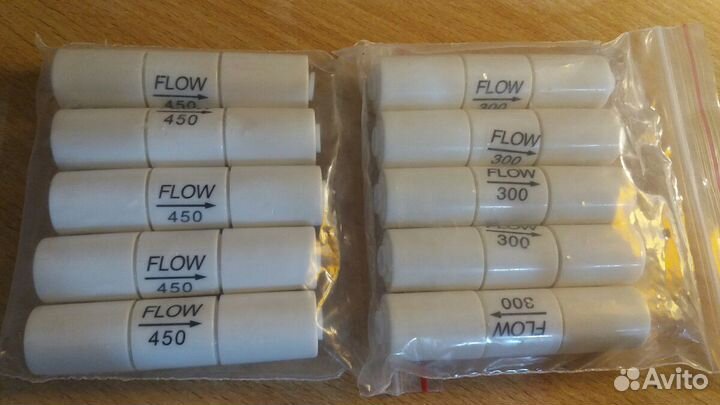 Ограничитель потока для RO-систем обратного осмоса