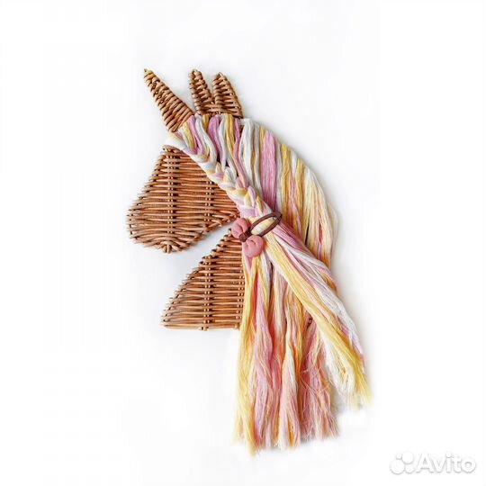 Держатель для бантиков заколок Единорог