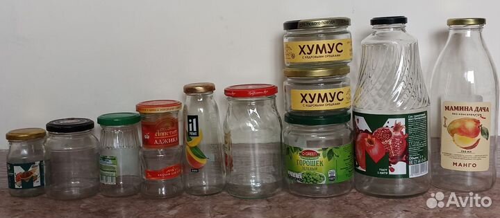 Стеклянные банки 0.5 л, 0.65 л, 1 л. 2л,3 л. Много