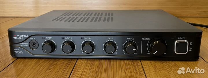 Ashly TM-360 -3х канальный микшер-усилитель
