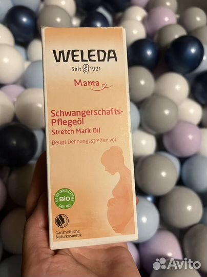 Weleda mama масло от растяжек