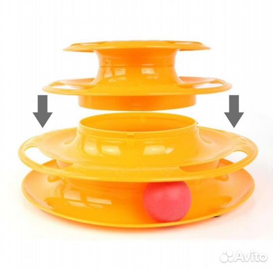 Трëхуровневая игрушка для кошек