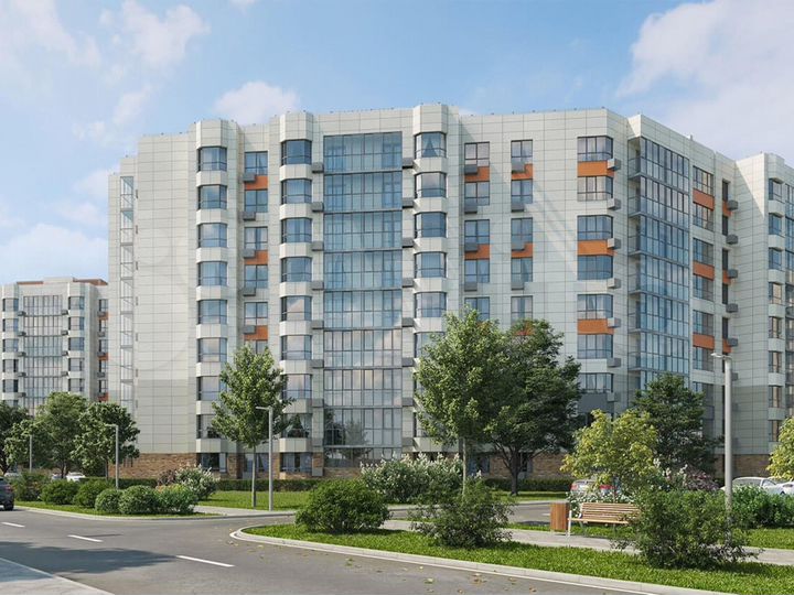 3-к. квартира, 74,2 м², 1/9 эт.