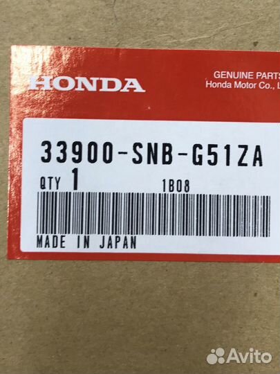 Противотуманная фара Honda Civic