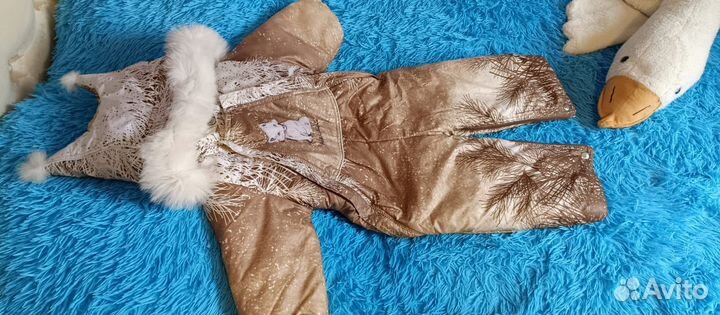 Зимний комбинезон для девочки 80 86