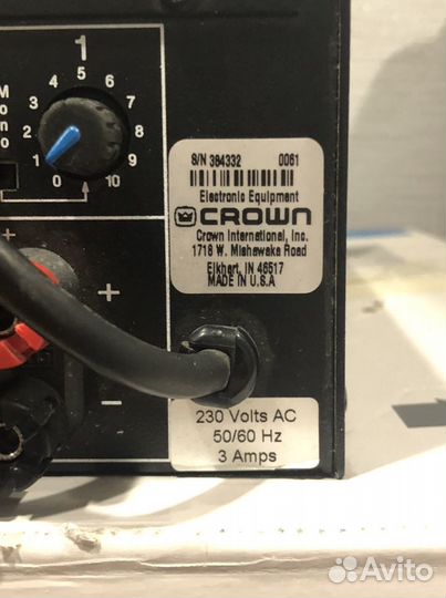 Усилитель Crown CP660