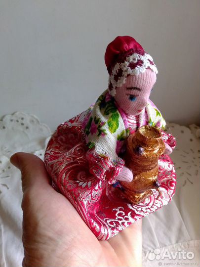 Куклы купец и купчиха по мотивам артельных народны