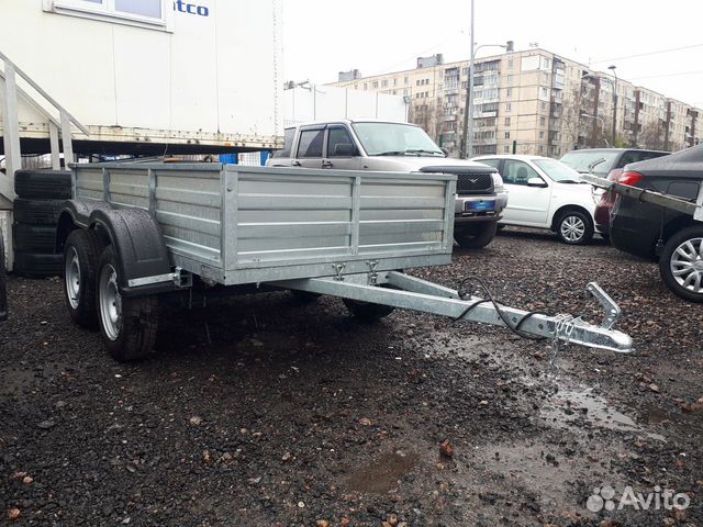 Двухосный самосвальный прицеп 2.52х1.50х40