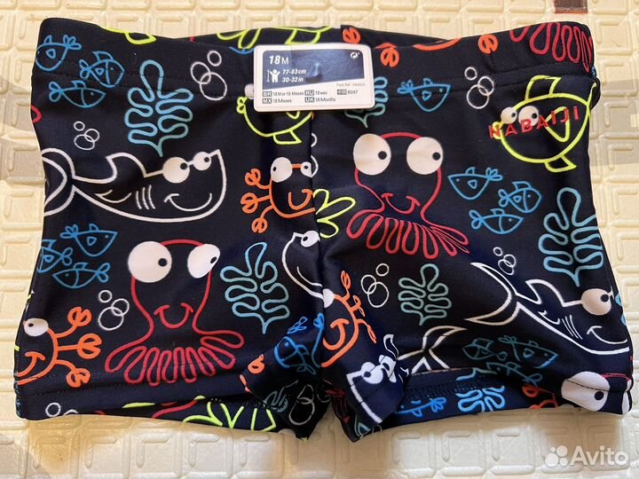 Детские плавки новые Nabaiji, 18 мес