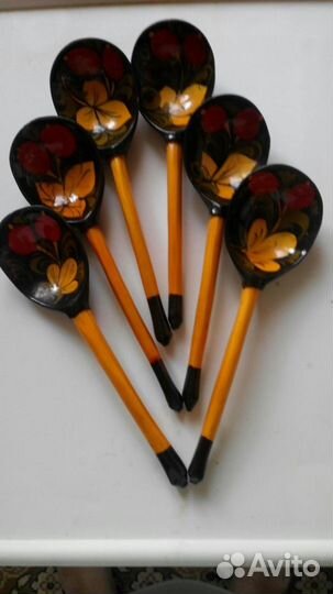 Ложка деревянная Хохлома