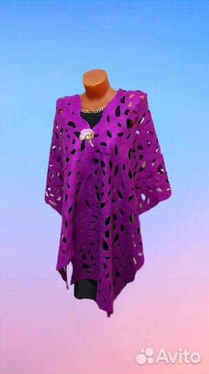 Ручная работа, войлочные шарфы-палантины