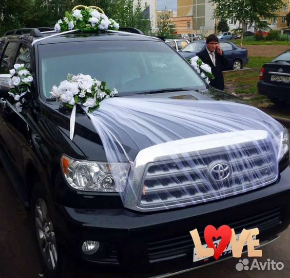 Свадебное украшение,ленты