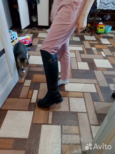 Сапоги женские натуральная кожа