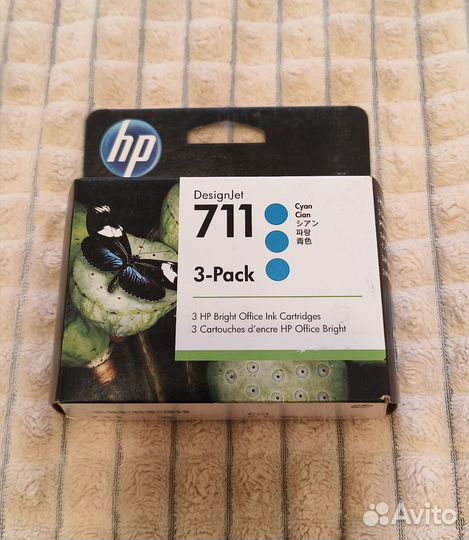 Картридж струйный HP 711 CZ134A голубой