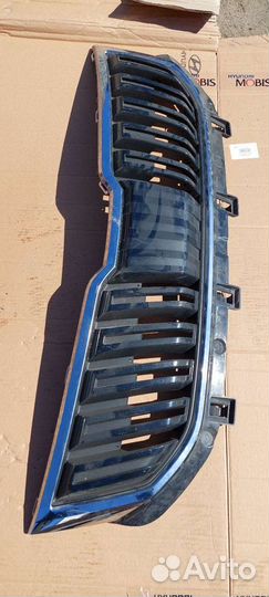Хром решетки радиатора шкода кодиак