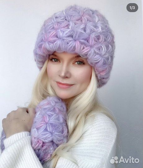 Шапка +снуд