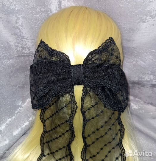 Бант на заколке автомат